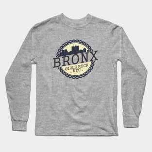 bronx girl rock nyc Long Sleeve T-Shirt